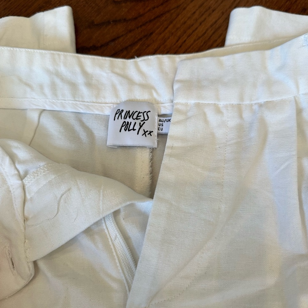 Princess Polly Trousers White